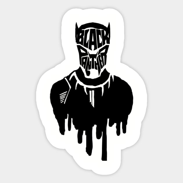 Dripping Black Hero Swag Sticker by KirasDiaperCakes